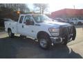 Oxford White - F250 Super Duty XL Super Cab 4x4 Photo No. 4