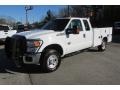 Oxford White - F250 Super Duty XL Super Cab 4x4 Photo No. 12