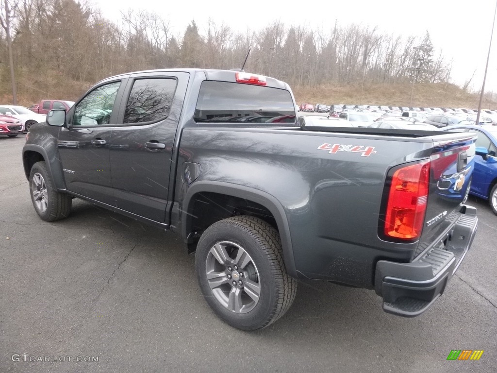 2017 Colorado WT Crew Cab 4x4 - Cyber Gray Metallic / Jet Black/­Dark Ash photo #8