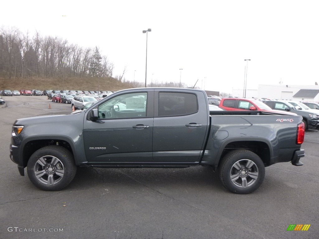 2017 Colorado WT Crew Cab 4x4 - Cyber Gray Metallic / Jet Black/­Dark Ash photo #9