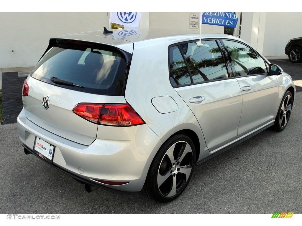 2016 Golf GTI 4 Door 2.0T S - Reflex Silver Metallic / Titan Black photo #9