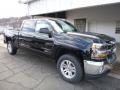 2017 Black Chevrolet Silverado 1500 LT Crew Cab 4x4  photo #8