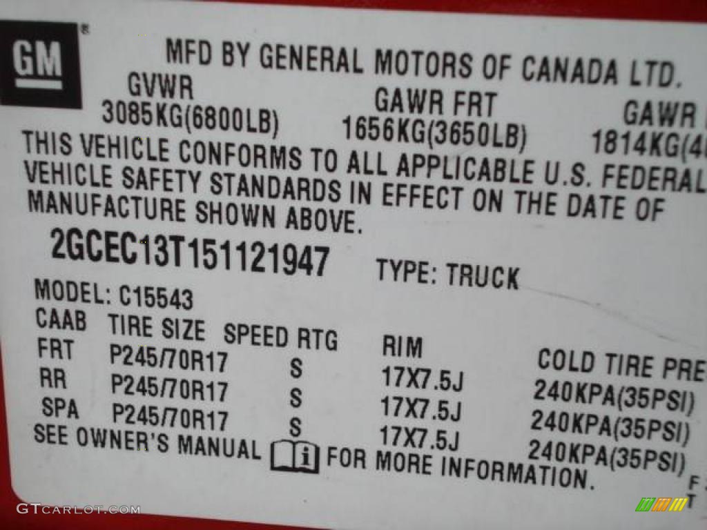 2005 Silverado 1500 LS Crew Cab - Victory Red / Medium Gray photo #20