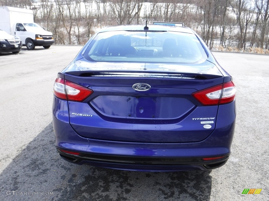 2013 Fusion Titanium - Deep Impact Blue Metallic / Charcoal Black photo #8