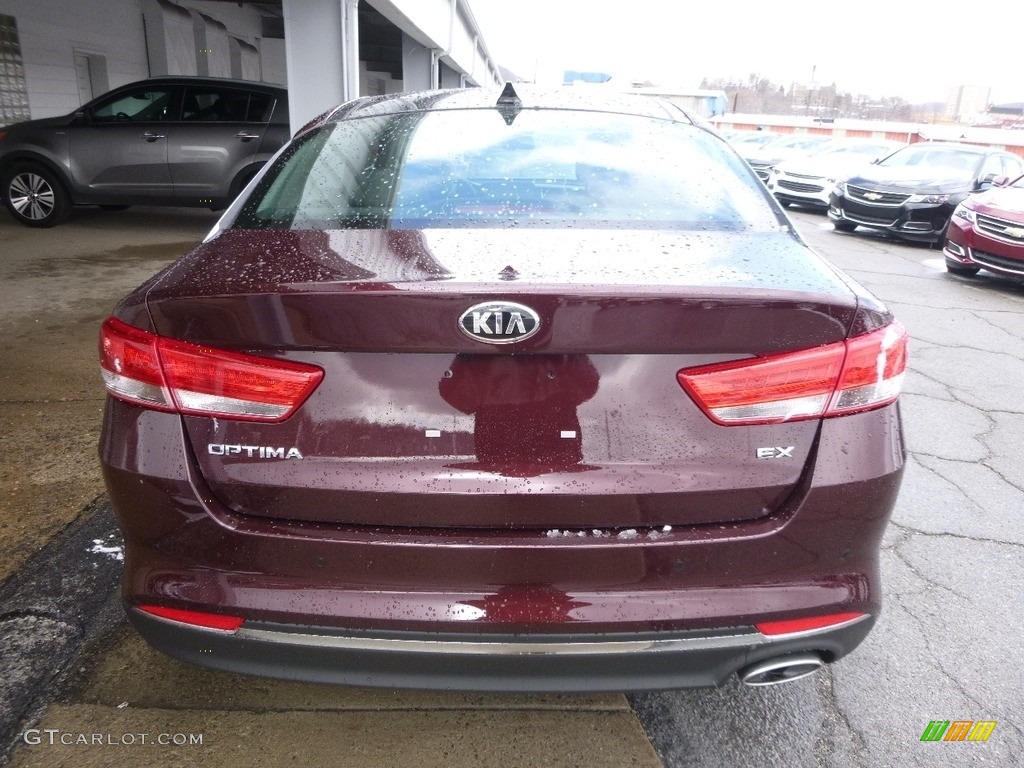 2017 Optima EX - Sangria / Black photo #3