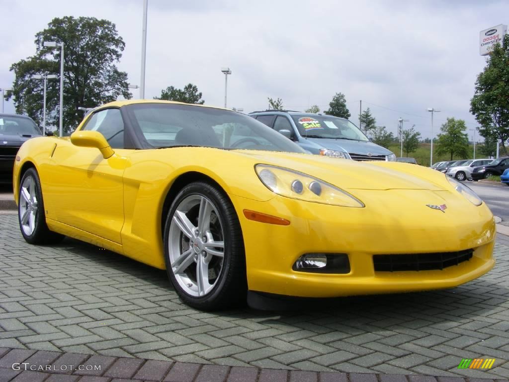 2009 Corvette Coupe - Velocity Yellow / Ebony photo #7