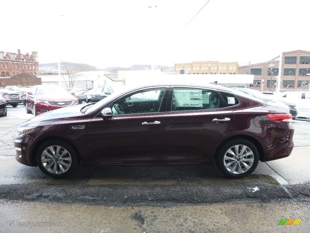 2017 Optima EX - Sangria / Black photo #5
