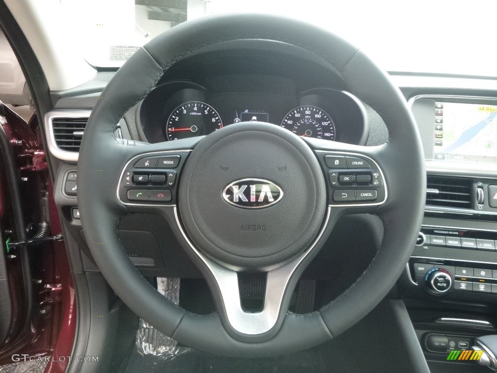 2017 Optima EX - Sangria / Black photo #19
