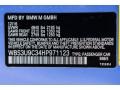 B68: Yas Marina Blue Metallic 2017 BMW M4 Convertible Color Code