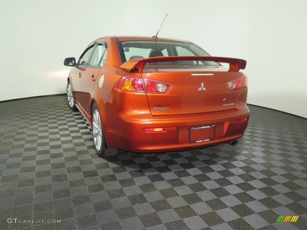 2009 Lancer GTS - Wicked White Satin / Black photo #9