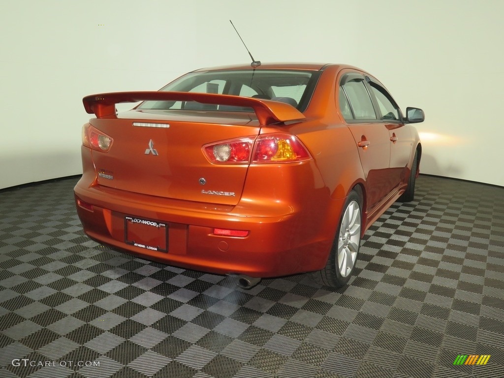 2009 Lancer GTS - Wicked White Satin / Black photo #11