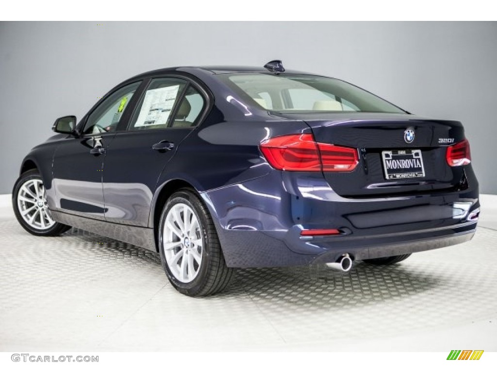 2017 3 Series 320i Sedan - Imperial Blue Metallic / Venetian Beige/Black photo #3