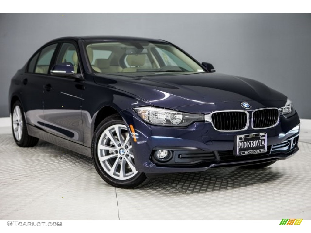 2017 3 Series 320i Sedan - Imperial Blue Metallic / Venetian Beige/Black photo #12