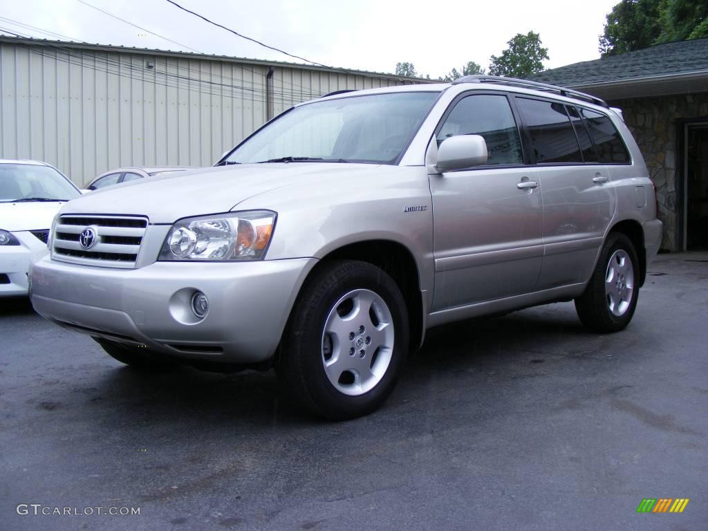 2005 Highlander Limited - Millenium Silver Metallic / Gray photo #2