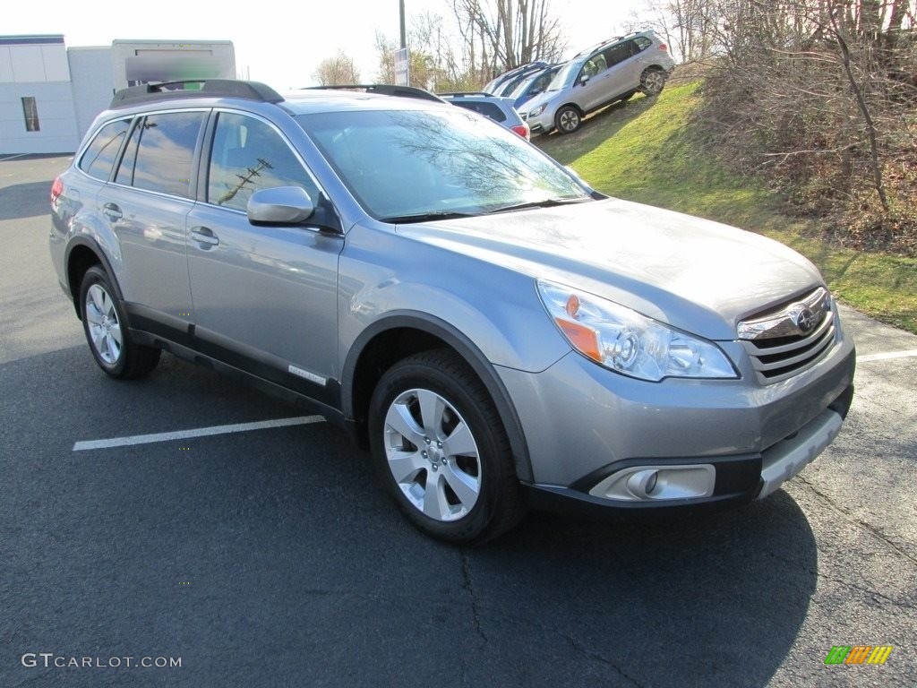 2010 Outback 2.5i Limited Wagon - Steel Silver Metallic / Off Black photo #4