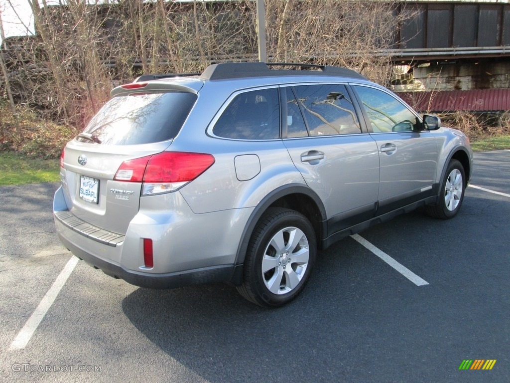 2010 Outback 2.5i Limited Wagon - Steel Silver Metallic / Off Black photo #6