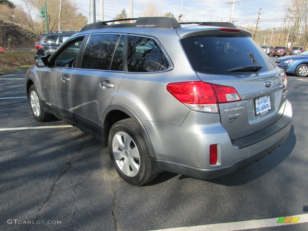 2010 Outback 2.5i Limited Wagon - Steel Silver Metallic / Off Black photo #8