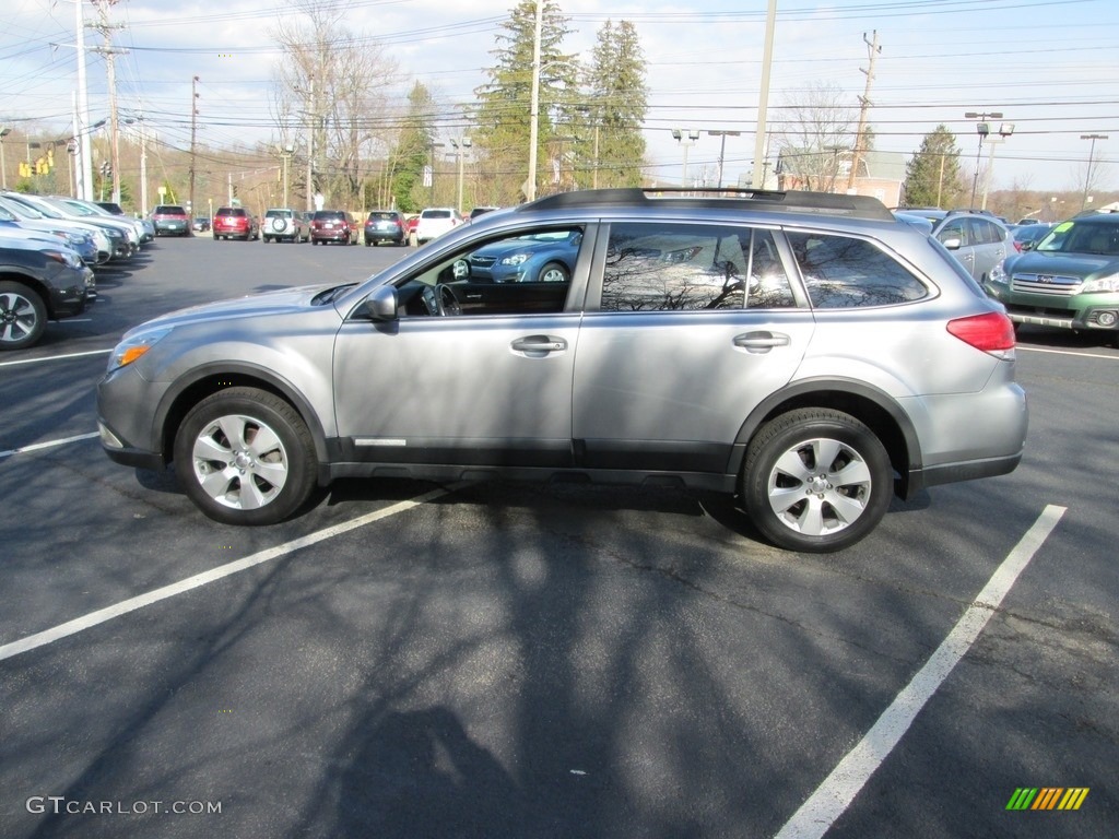 2010 Outback 2.5i Limited Wagon - Steel Silver Metallic / Off Black photo #9