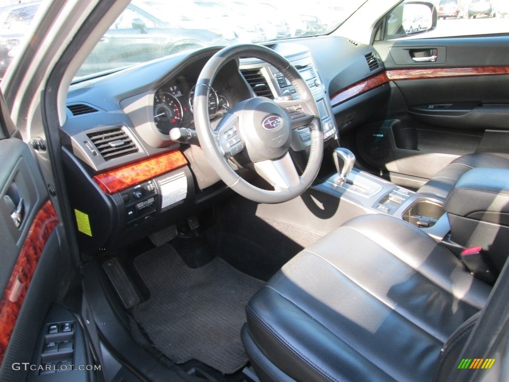 2010 Outback 2.5i Limited Wagon - Steel Silver Metallic / Off Black photo #11