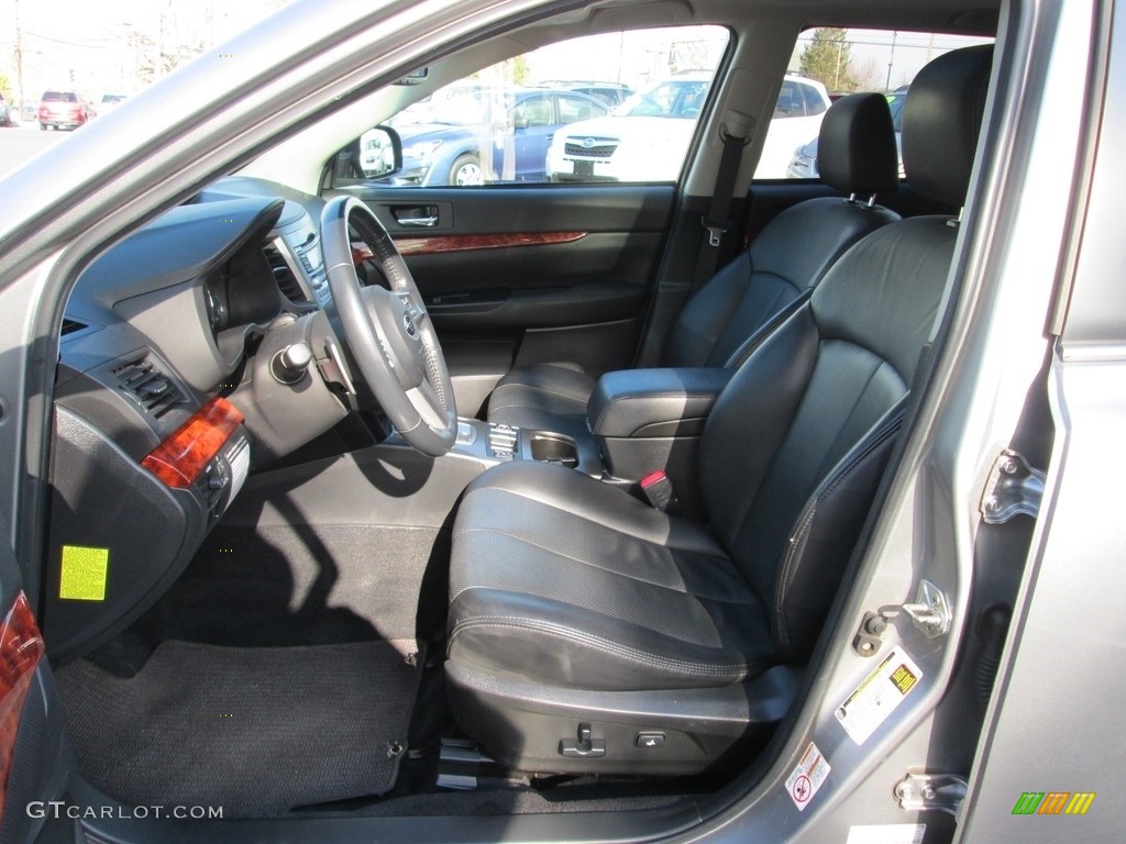 2010 Outback 2.5i Limited Wagon - Steel Silver Metallic / Off Black photo #12