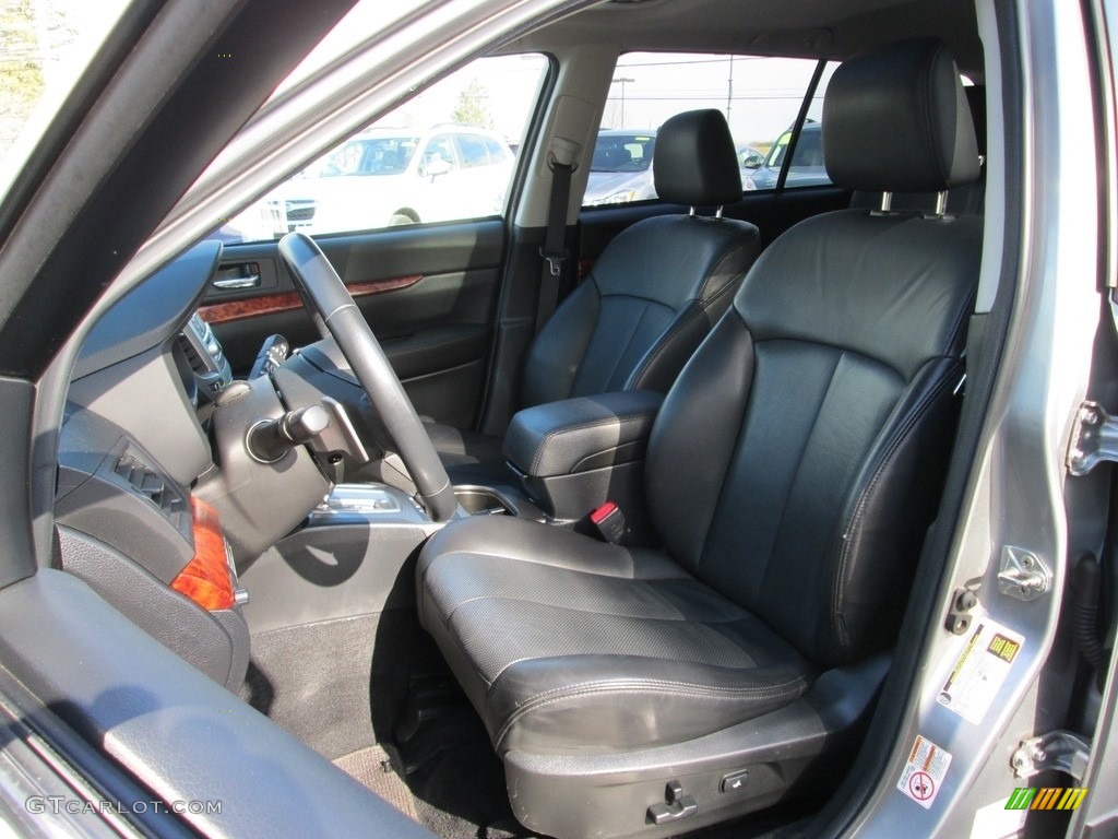 2010 Outback 2.5i Limited Wagon - Steel Silver Metallic / Off Black photo #15