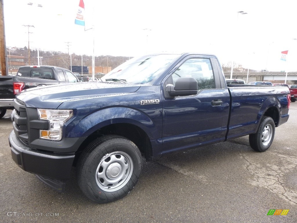 2017 F150 XL Regular Cab - Blue Jeans / Earth Gray photo #8