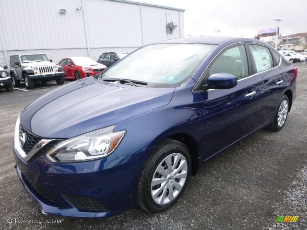 Deep Blue Pearl 2017 Nissan Sentra S Exterior Photo #119071298