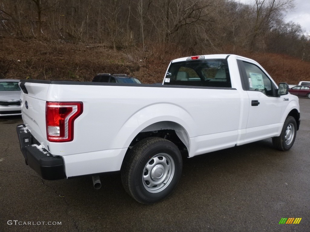 2017 F150 XL Regular Cab - Oxford White / Earth Gray photo #4