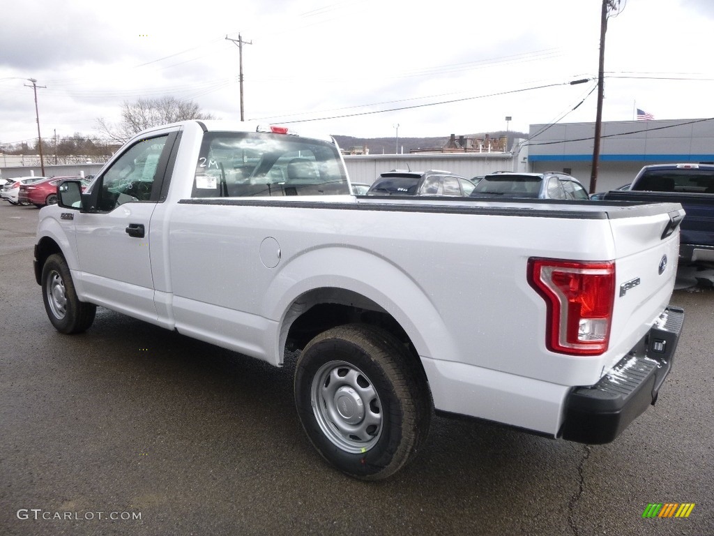 2017 F150 XL Regular Cab - Oxford White / Earth Gray photo #6