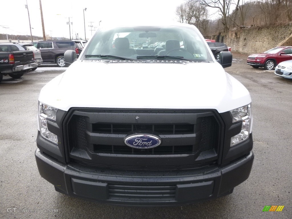 2017 F150 XL Regular Cab - Oxford White / Earth Gray photo #9
