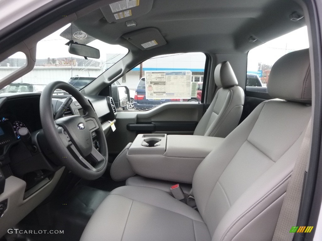 2017 F150 XL Regular Cab - Oxford White / Earth Gray photo #12