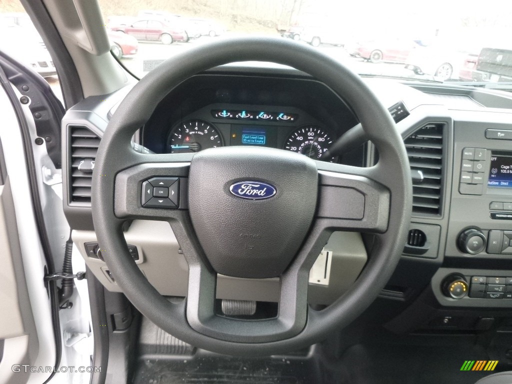 2017 F150 XL Regular Cab - Oxford White / Earth Gray photo #16