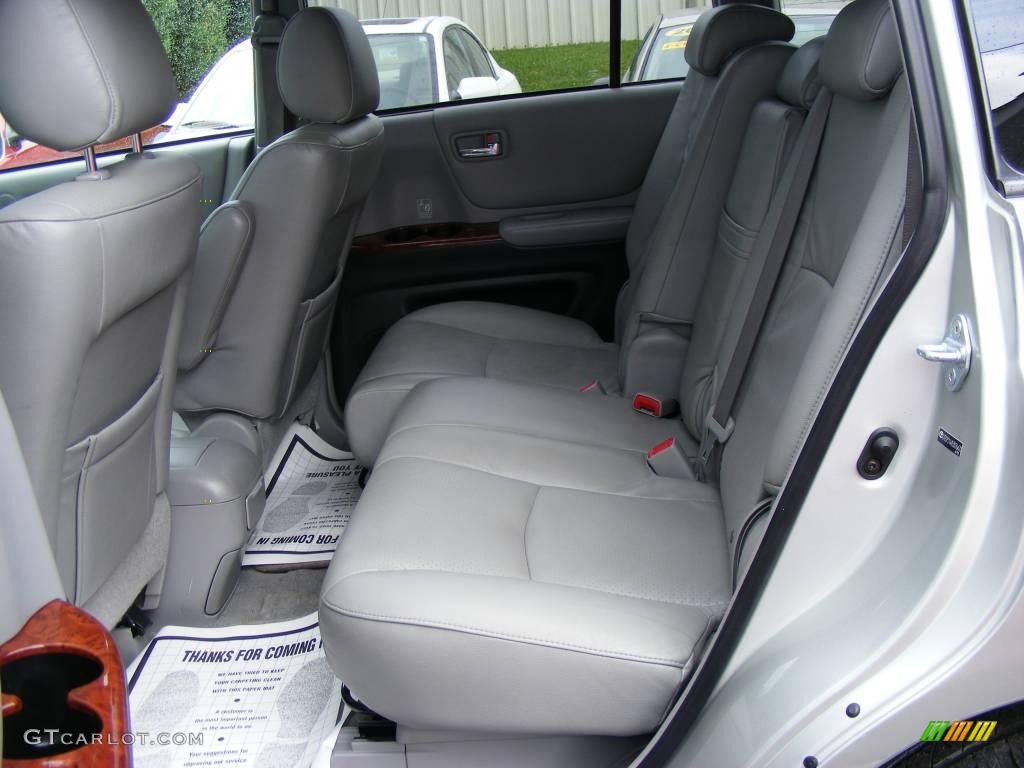 2005 Highlander Limited - Millenium Silver Metallic / Gray photo #16