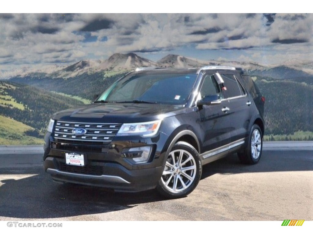 2017 Explorer Limited 4WD - Shadow Black / Ebony Black photo #5