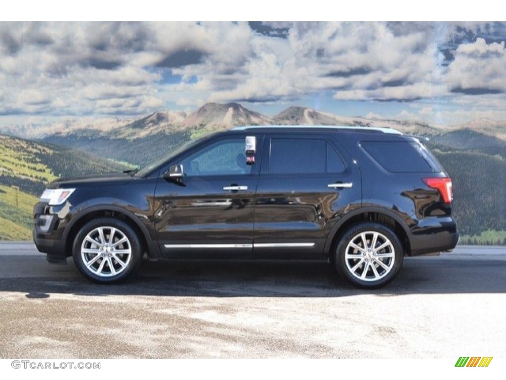 2017 Explorer Limited 4WD - Shadow Black / Ebony Black photo #6