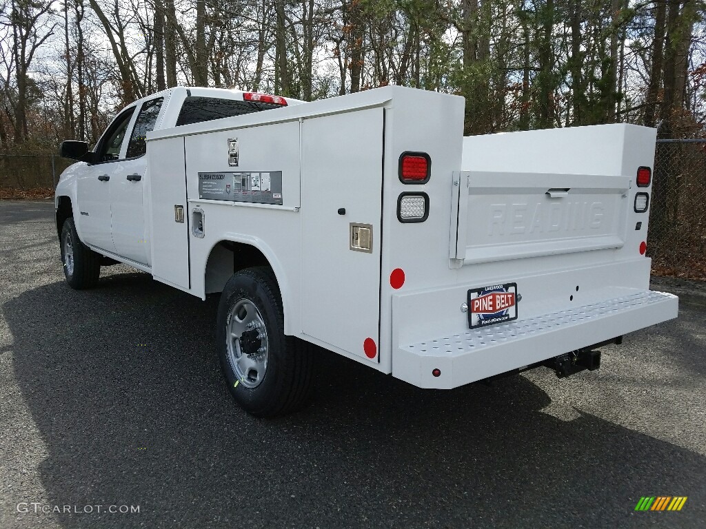 2017 Silverado 2500HD Work Truck Double Cab 4x4 Chassis - Summit White / Dark Ash/Jet Black photo #4
