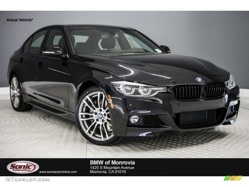 2017 3 Series 340i Sedan - Black Sapphire Metallic / Black photo #1