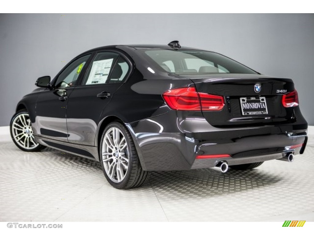 2017 3 Series 340i Sedan - Black Sapphire Metallic / Black photo #3