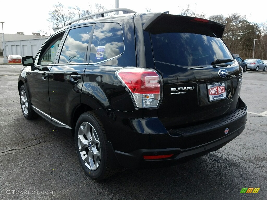 2017 Forester 2.5i Touring - Crystal Black Silica / Saddle Brown photo #4