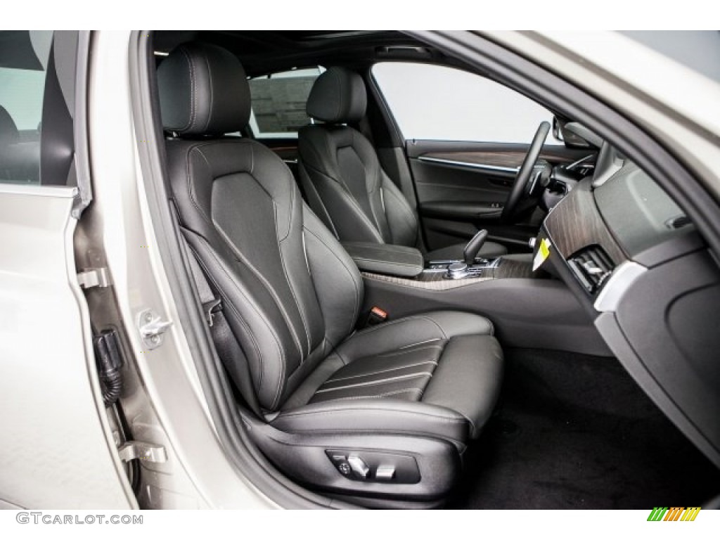 2017 5 Series 530i Sedan - Cashmere Silver Metallic / Black photo #2
