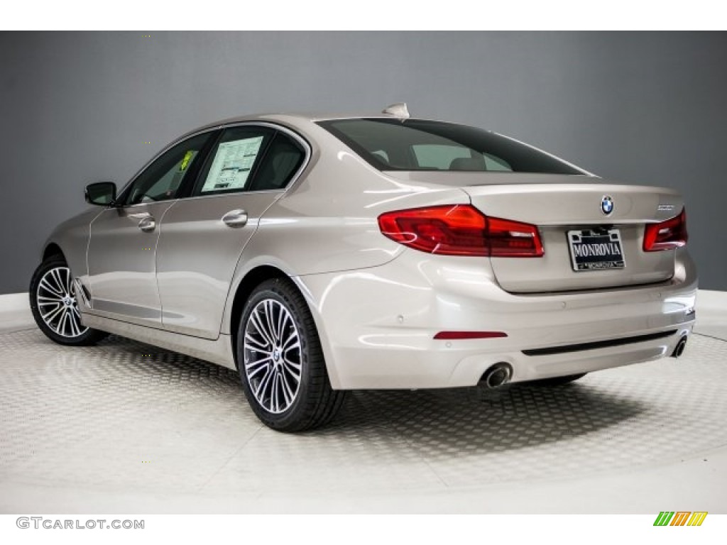 2017 5 Series 530i Sedan - Cashmere Silver Metallic / Black photo #3