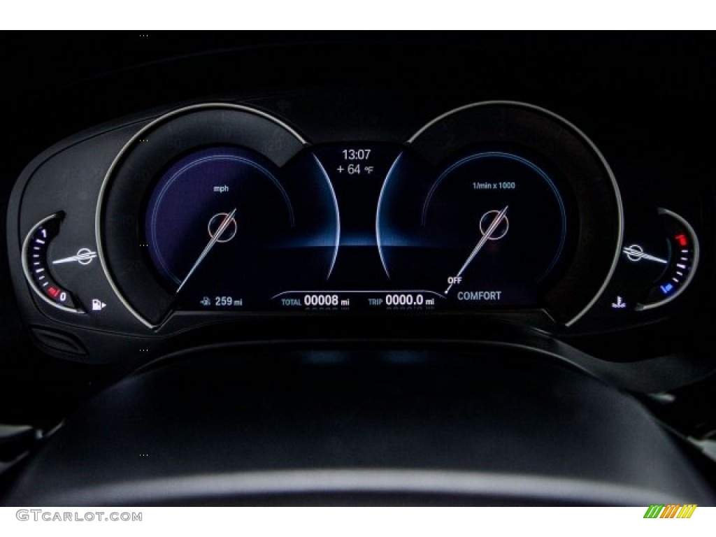 2017 5 Series 530i Sedan - Cashmere Silver Metallic / Black photo #7