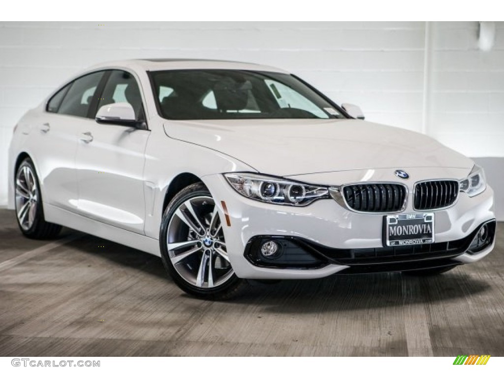 2017 4 Series 430i Gran Coupe - Alpine White / Black photo #12