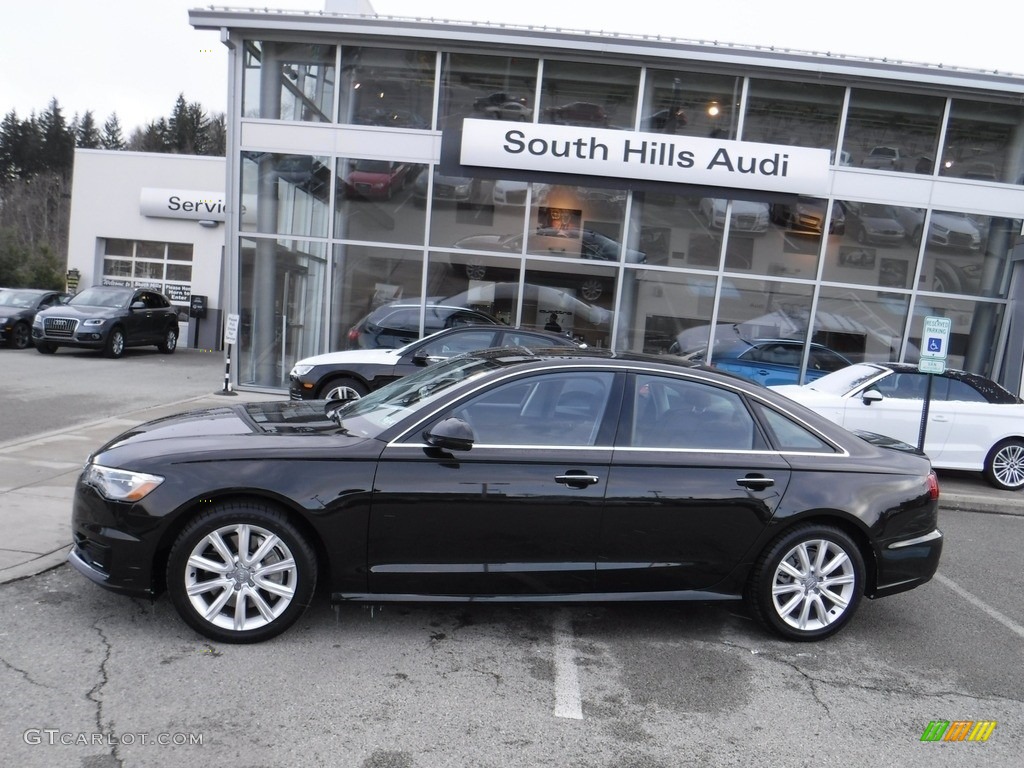 2016 A6 2.0 TFSI Premium Plus quattro - Havanna Black Metallic / Nougat Brown photo #2