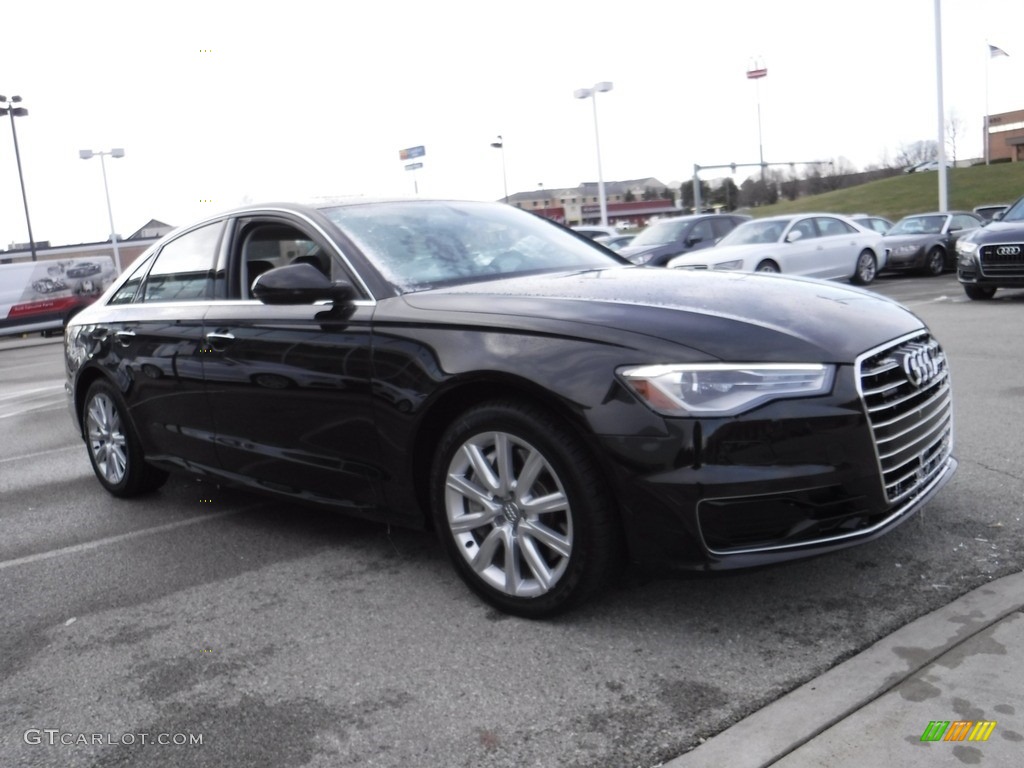 2016 A6 2.0 TFSI Premium Plus quattro - Havanna Black Metallic / Nougat Brown photo #7
