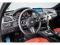 Coral Red 2017 BMW 3 Series 330i Sedan Dashboard