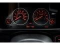 2017 BMW 3 Series Coral Red Interior Gauges Photo