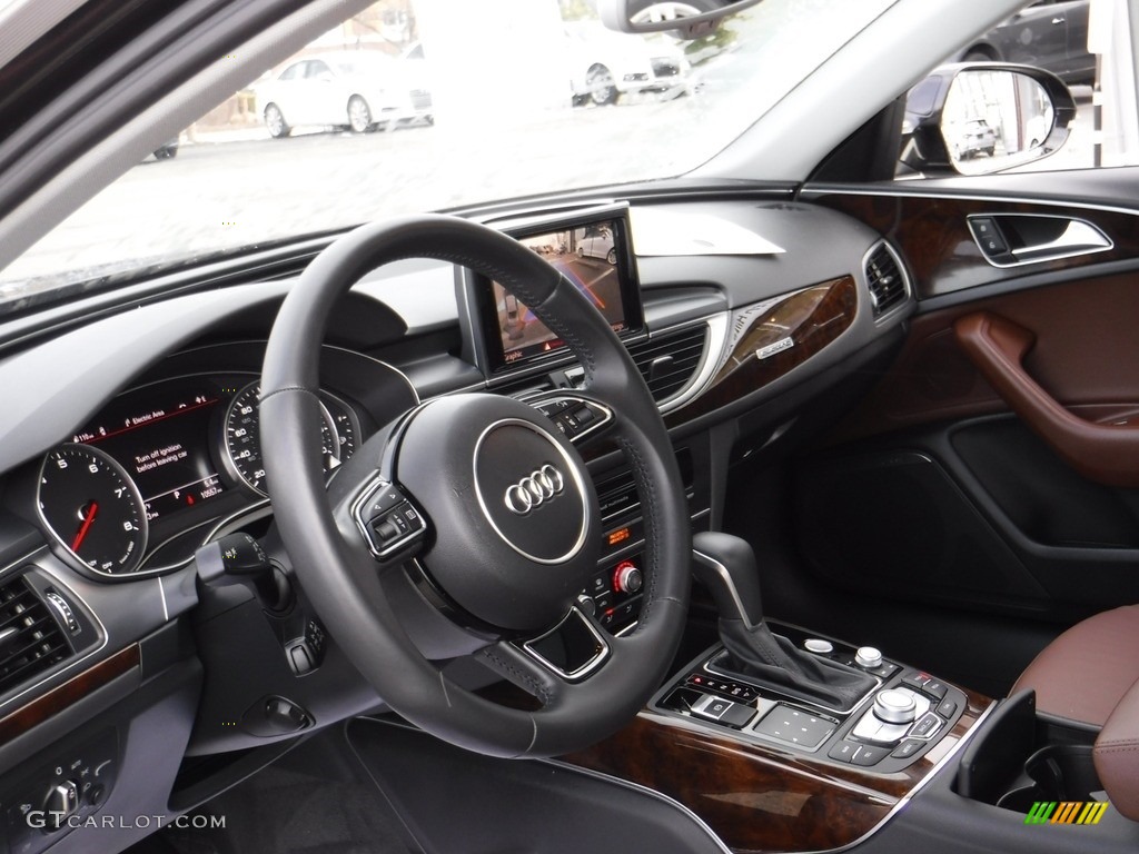 2016 A6 2.0 TFSI Premium Plus quattro - Havanna Black Metallic / Nougat Brown photo #19
