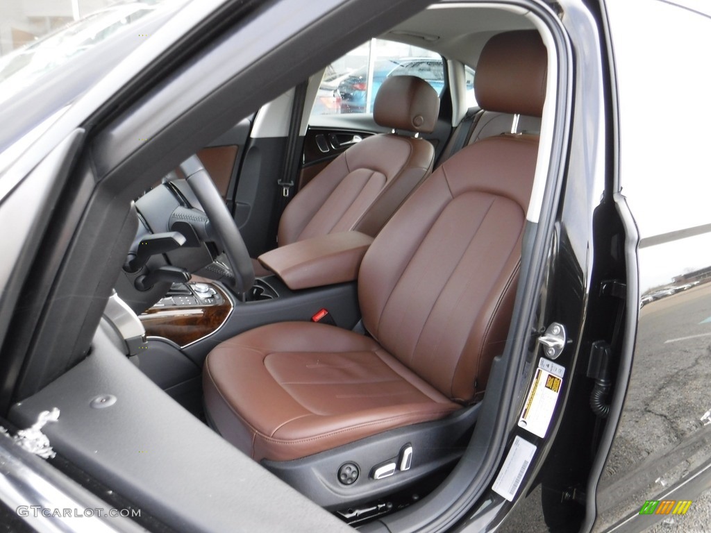 2016 A6 2.0 TFSI Premium Plus quattro - Havanna Black Metallic / Nougat Brown photo #20