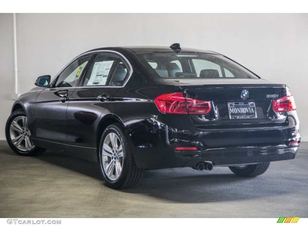 2017 3 Series 330i Sedan - Jet Black / Black photo #3